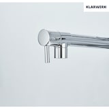 thumbnail of Björn |Gastronomy torneira de água fria de furo único de parede cromada| cozinha profissional em aço inoxidável para dois duches| lavatório duplo