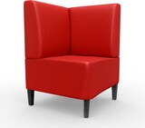thumbnail of Gastro Eckbank Paris | 64x64 cm | Kunstleder Rot | Glatt