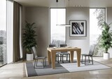 thumbnail of Ausziehbarer Tisch 90x130/234 cm Spimbo Quercia Natura
