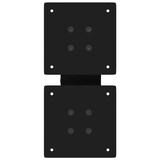 thumbnail of vidaXL Couchtischbeine X-Form 2 Stk. Schwarz 40x(30-31) cm Stahl