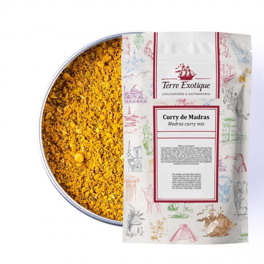 TERRE EXOTIQUE Curry de Madras 500 g