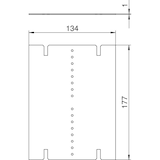 thumbnail of OBO Bettermann Trennwand VHF-TW 6109860