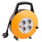 thumbnail of Kabeltrommel 15m Haushaltskabeltrommel Verlängerungskabel Kabelrolle Wärmeschutz : 15 Meter