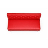 thumbnail of Banquette St Germain en simili cuir rouge – 120 x 55 x 90 cm Mobilier Européen