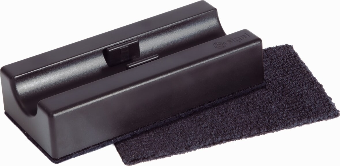 Board-Eraser mit Stiftehalter magnetisch schwarz 130x60x30mm