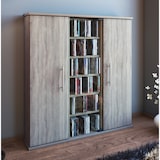 thumbnail of Santo Regal 1 Glastüren und 2 Holztüren 12 Fächer Sonoma-Eiche dekor.