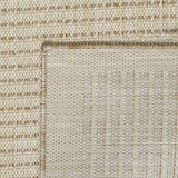 thumbnail of Carpetsale24 In- & Outdoor Teppich Wetterfest 200 cm Rund Einfarbig Beige - Wasserfest,Flachgewebe, für Balkon, Garten, Terrasse, Küchenteppich