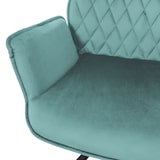 thumbnail of ML-Design – Esszimmerstühle 4er Set – Salbei Samt | mit Armlehnen, Drehfunktion, Metallbeine, gepolstert