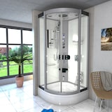 thumbnail of Duschkabine Komplettdusche Fertigdusche Dusche D46-60T1 100x100 cm ohne 2K Scheiben Versiegelung
