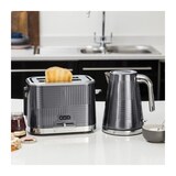 thumbnail of Russell Hobbs Geo Steel Toaster Toaster Edelstahl-Schwarz