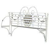 thumbnail of Mensola a muro "Le Bain" in ferro battuto finitura Shabby 55,5x19x43 cm Accessorio bagno