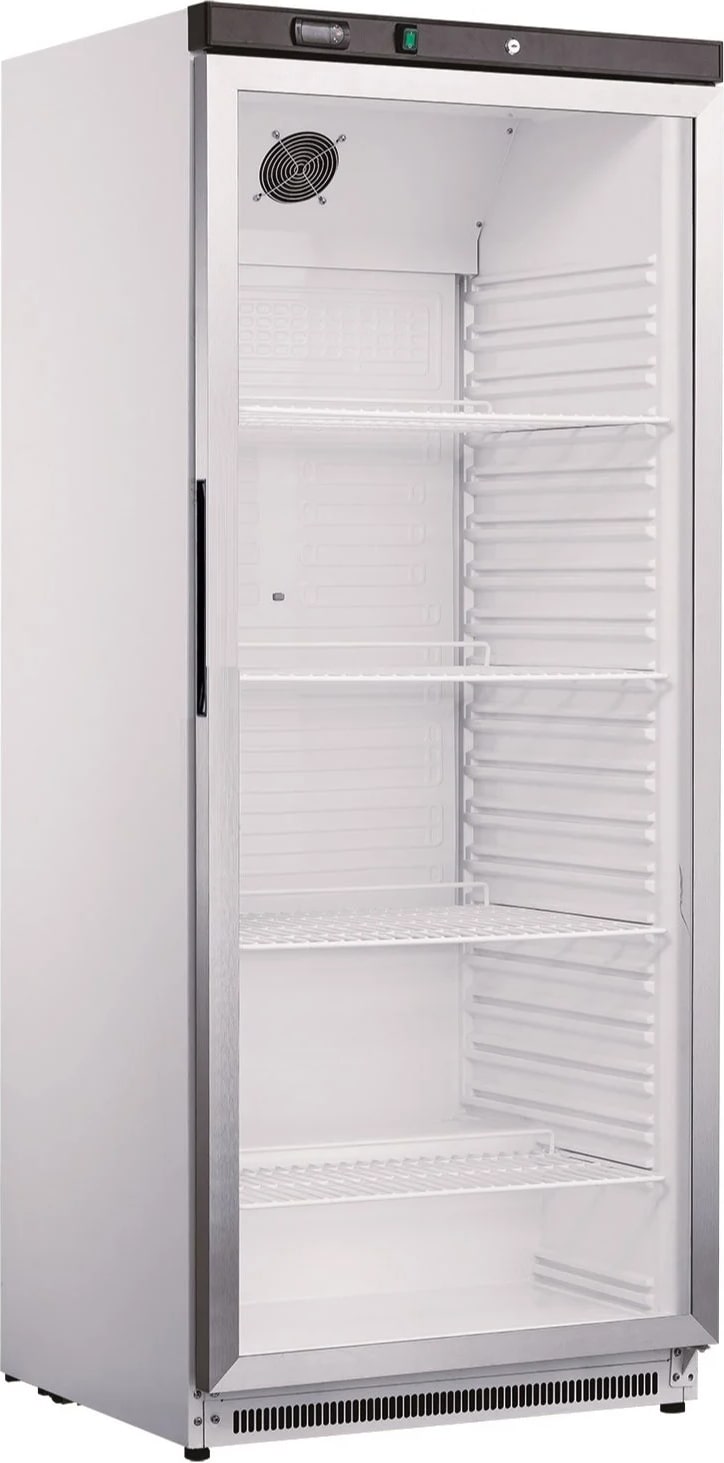 ABS-Kühlmöbel 1 Glastür 600 lt belüftet +0 +10 °C - ZX