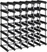 thumbnail of vidaXL Weinregal für 42 Flaschen Schwarz Massivholz Kiefer