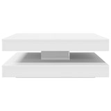 thumbnail of vidaXL Couchtisch 360-Grad Drehbar Weiß 90x90x34,5 cm