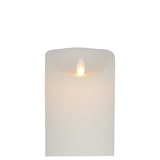 thumbnail of B & S Echtwachs LED Kerze mit Timerfunktion und beweglicher Flamme H 25 cm Weiß