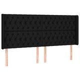thumbnail of vidaXL Boxspringbett mit Matratze & LED Schwarz 200x200 cm Stoff