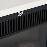 thumbnail of HOMCOM Portátil Mini Estufa Eléctrica Calefactor Chimenea Pequeña Termostato Ajustable 600/1200W Llama Decorativa 34x17x25cm Blanco