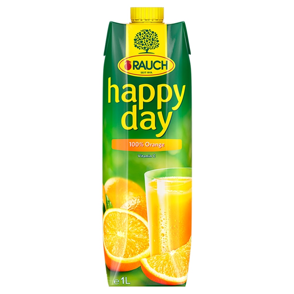 Happy Day Orangensaft 100% Fruchtgehalt 6 x 1 l (6 l)