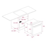 thumbnail of Horno Convencional Teka HBE490MEWH 72 L 2593W A