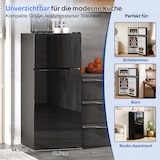 thumbnail of Merax Kühlschrank 92L mit Gefrierfach, Kühl-Gefrierkombination, 64L + 28L, 138 kWh/Jahr, 45 dB, schwarz