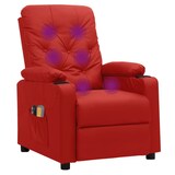 thumbnail of vidaXL Massagesessel Elektrisch Weinrot Kunstleder