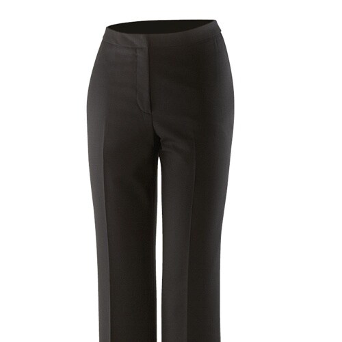 Damenhüfthose schwarz Gr. 50 : 53% Polyester 43% Schurwolle 4% Elasthan : 50 : schwarz (Business)