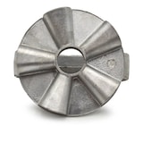 thumbnail of Stampo pieno per Michetta (rosetta) con foro in fusione d'alluminio diametro 10 cm