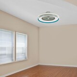 thumbnail of V-TAC VT-5022-B   Ventilatoren Doosventilator 45W 3000lm Ring wit + blauw VT-5022-B