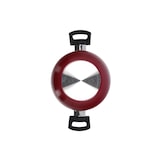 thumbnail of Mamù braadpan met twee handgrepen en glazen deksel ⌀ 18 cm, gemaakt in Italië van krasbestendig antiaanbakaluminium.