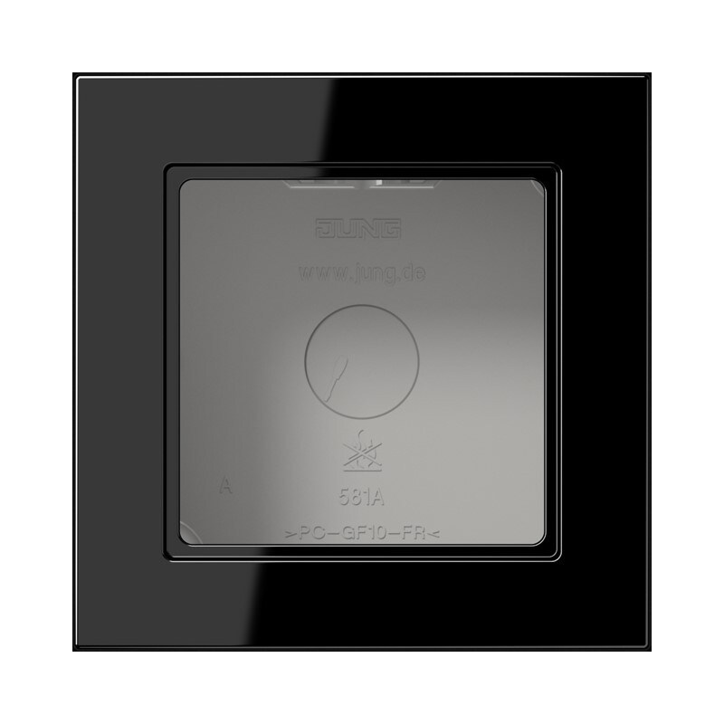 Jung Aufputz-Kappe 1fach A 5581 BF A SW A5581BFASW