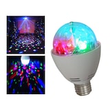 thumbnail of Ampoule culot E27 jeu de lumière LEDs RVB 3x1W effet ASTRO rotatif