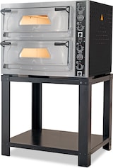 thumbnail of METRO PROFESSIONAL Pizzaoven GPO1434-2C, staal, 97 x 89 x 87 cm,  2 lagen, 4+4x 34 cm, zilver/zwart