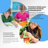 thumbnail of Cartulina de Colores, Cartulina Grande 50x65cm Colores Claros e Intensos, Cartulinas 180gr para Manualidades· m-office (x50 hojas, negro)