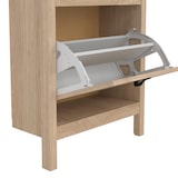 thumbnail of WellHome - Klapbare schoenenkast met 2 klapdeuren in kleur Eiken 54 x 25 x 103 cm - Guadalquivir