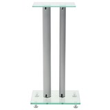 thumbnail of vidaXL Speakerstandaarden zuil-ontwerp gehard glas zilver 2 st