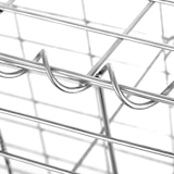 thumbnail of Gabione 100 x 30 x 30 cm, Steinkorb, mit 5 x 10 cm engmaschigem Gitter, aus verzinktem Stahl, robust, korrosionsbeständig,  Steinmauer, silbern