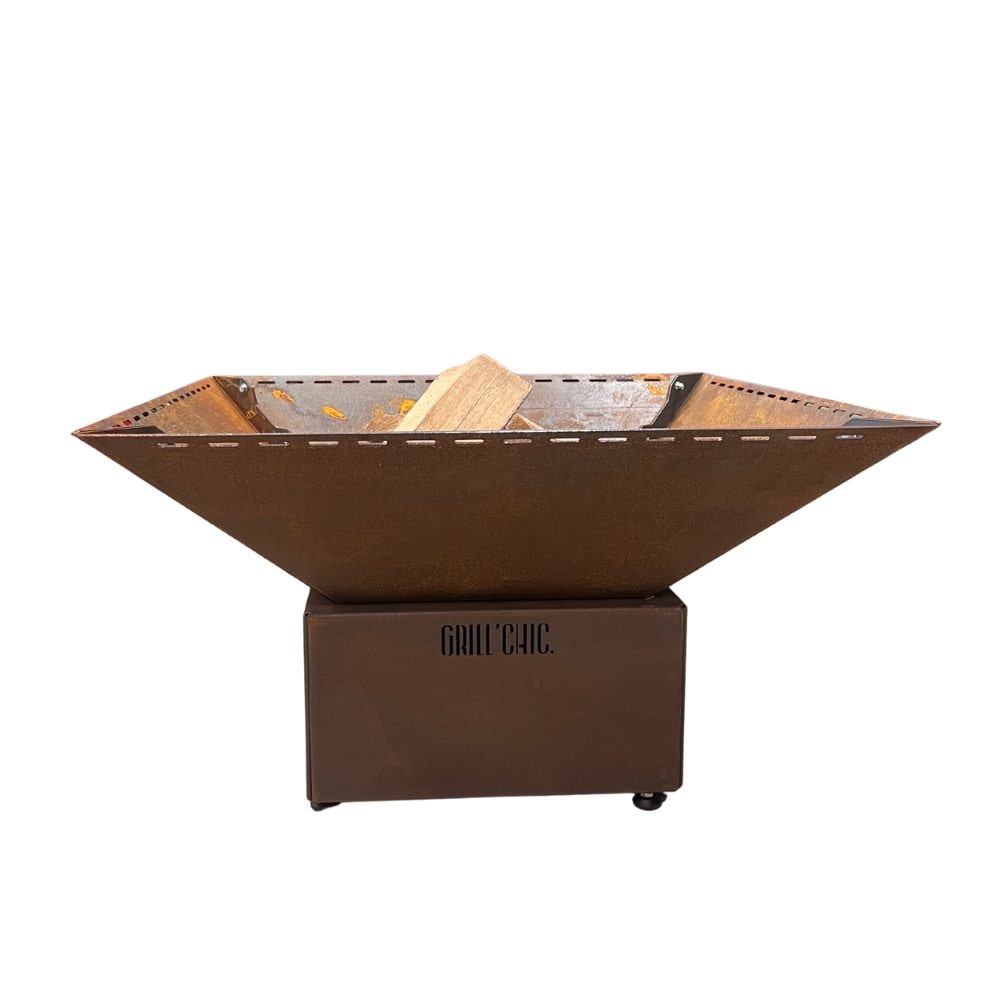 Cuenco de fuego Cevenol Pool Corten Carre 74 Single Bowl