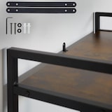 thumbnail of tectake Estantería Leeds 67,5 x 31,5 x 121,5cm  Madera Industrial Oscura, Rústica