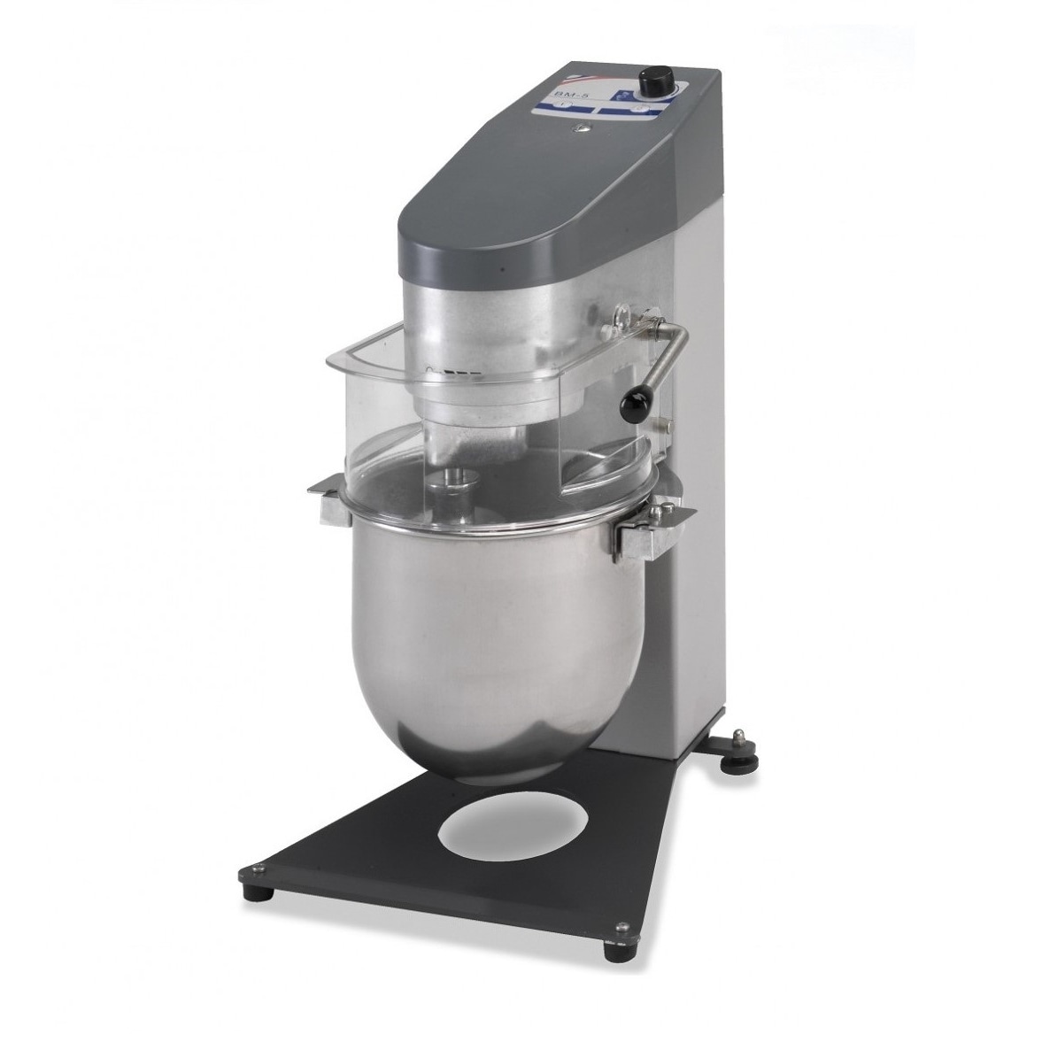 BM-5 Sammic 5L 250W Professional Planetary Mixer com velocidade variável 85 - 495 rpm e dupla segurança, aprovado pela NSF