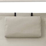 thumbnail of Lettino Prendisole Doppio Con Baldacchino In Textilene Crema