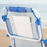 thumbnail of Aktive Silla playa multiposición 48x58x76 cm rayas azules con bolsillos