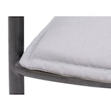 thumbnail of METRO PROFESSIONAL Cadeirão empilhável com almofada Cassiopia, aço/madeira de eucalipto, cinzento