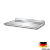 thumbnail of Edelstahl AISI430 - 4cm Arbeitsplatte - unterschiedlichen Größen: 120 x 70 cm / mit Aufkantung / verschweißt