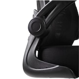 thumbnail of EN 1335-zertifizierter Bürostuhl – ergonomischer, verstellbarer Drehstuhl mit Kopfstütze und Armlehnen - Schwarz