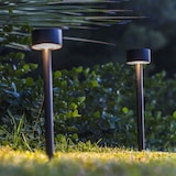 thumbnail of Lumisky 2 Balises solaires à piquer FORTY H30cm Acier Noir