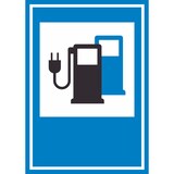 thumbnail of Stromtankstelle 365-65 Symbol A3 (297x420mm) Schild