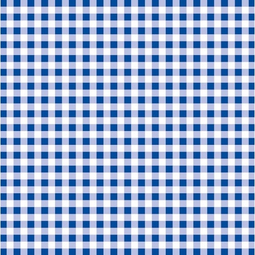 Mank Tischdecke Airlaid Karo Blau, 80 x 80 cm, 20 Stück - Tischtuch Tischwäsche Mitteldecke