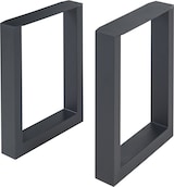 thumbnail of Helloshop26 - 2er-Set Tischbeine moderne Möbel originelles Design DIY Stahl 43 x 30 cm schwarz 03_0009678