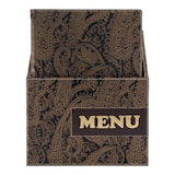 thumbnail of Securit® Box mit 10 Speisekarten A4 "Design" – Paisley – 4 Seiten