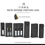 thumbnail of Bolsa 1 magnum de kraft negro con asas de cordón por 100 - Gimex